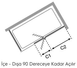 Hüppe Design Pure SAK S T WALK-IN Duşakabin uygulama örneği