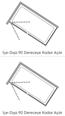 Hüppe Qube AK C SOLO T Ekstra Panelli Ön Cephe Duşakabin uygulama örneği