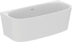 Ideal Standard Dea Özel Şekilli Küvet 1800x805x610 mm, batarya deliksiz, taşma delikli, sifon kumandasız Mat Beyaz