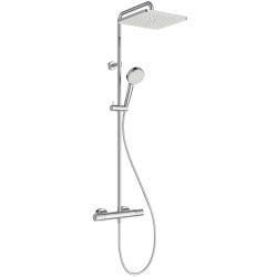 Ideal Standard Ceratherm T25 Aplike Duş Bataryası Dahil Duş Sistemi 315x510.5x1117 mm, 12.0 l/dk (3 bar) Krom A8521AA