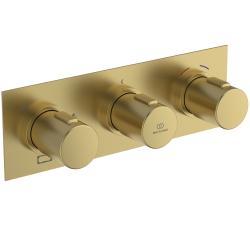 Ideal Standard Ceratherm C100 Ankastre Banyo Bataryası 307x163.5x110 mm, Çıkış sayısı: 3, Kit 1 dahil Manyetik Gri