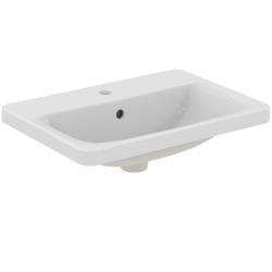 Ideal Standard Connect Lavabo 580x420x175 mm, 1 tek batarya delikli, taşma delikli Beyaz