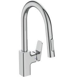 Ideal Standard Ceraplan Mutfak Armatürü 118x256x394 mm, 216 mm çıkış ucu projeksiyonu, 9 l/dk (3 bar) Krom