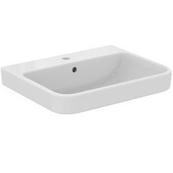 Ideal Standard i.life B Lavabo 600x480x180 mm, 1 tek batarya delikli, taşma delikli Beyaz