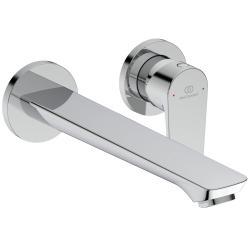 Ideal Standard Cerafine Model O Duvara Monte Lavabo Armatürü 175x237x111.5 mm, 224 mm çıkış ucu projeksiyonu, Kit 1 gerekli (A1313), 3.8 l/dk (3 bar), sifon kumandasız Krom