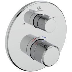 Ideal Standard Ceratherm T25 Ankastre Banyo Bataryası 157x67x157 mm, Çıkış sayısı: 2, Kit 1 gerekli (A1000), 20.0 l/dk (3 bar) Mat Siyah