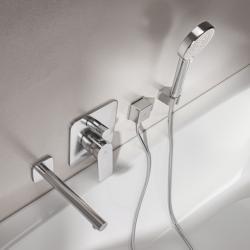 Ideal Standard Ceralife C Duvardan Küvet Gagası 65x228x65 mm, 210 mm çıkış ucu projeksiyonu, 25 l/dk (3 bar) Krom uygulama örneği