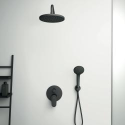 Ideal Standard Idealrain Tepe Duşu 200x59x200 mm, 12 l/dk (3 bar) Mat Siyah uygulama örneği