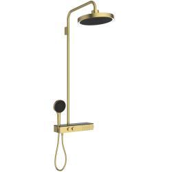 Ideal Standard Ceratherm Solos Aplike Duş Bataryası Dahil Duş Sistemi 434x682x1211 mm, Kit 1 gerekli (A1070), 12.0 l/dk (3 bar) Manyetik Gri