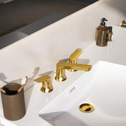 Ideal Standard La Dolce Vita Havluluk 675x79x60 mm Fırçalanmış Altın uygulama örneği