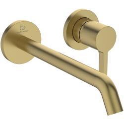Ideal Standard Joy Duvara Monte Lavabo Armatürü 175x105.5 mm, 220 mm çıkış ucu projeksiyonu, Kit 1 gerekli (A1313), 5 l/dk (3 bar), sifon kumandasız Krom A7379AA
