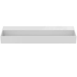 Ideal Standard Solos Lavabo 1215x515x125 mm, batarya deliksiz, taşma deliksiz Beyaz
