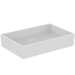 Ideal Standard Extra Çanak Lavabo 600x400x125 mm, taşlanmış alt yüzey, batarya deliksiz, taşma deliksiz Beyaz