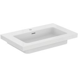Ideal Standard Extra Etajerli Lavabo 810x510x150 mm, 1 tek batarya delikli, taşma delikli Beyaz