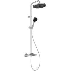 Ideal Standard Ceratherm T25+ Aplike Duş Bataryası Dahil Duş Sistemi 315x531.5x1117 mm, 12.0 l/dk (3 bar) Krom