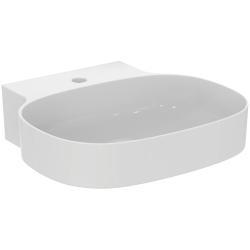 Ideal Standard Linda-X Lavabo 500x480x135 mm, 1 tek batarya delikli, taşma deliksiz Beyaz