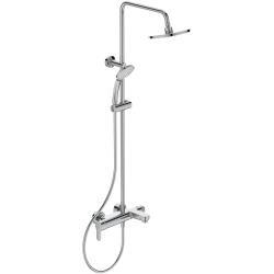 Ideal Standard Cerafine Model O Aplike Banyo ve Duş Bataryası Dahil Duş Sistemi 308x504x1126 mm, 196 mm çıkış ucu projeksiyonu, 20.0 l/dk (3 bar) Mat Siyah