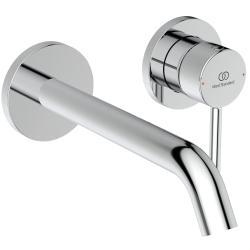 Ideal Standard Ceraline Nuovo Duvara Monte Lavabo Armatürü 175x189x102.5 mm, 180 mm çıkış ucu projeksiyonu, Kit 1 gerekli (A1313), sifon kumandasız Krom