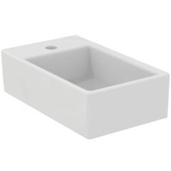 Ideal Standard Strada Tezgah Üstü Lavabo 450x270x130 mm, 1 tek batarya delikli, taşma deliksiz Beyaz K081701