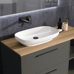 Ideal Standard i.life B Çanak Lavabo 600x370x120 mm, taşlanmış alt yüzey, batarya deliksiz, taşma deliksiz Beyaz uygulama örneği