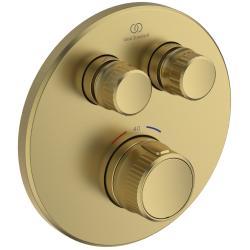 Ideal Standard Ceratherm Navigo Ankastre Duş Armatürü 157x62x157 mm, Kit 1 gerekli (A1000), 18 l/dk (3 bar) Silver Storm A7296GN