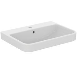 Ideal Standard i.life B Lavabo 650x480x180 mm, 1 tek batarya delikli, taşma delikli Beyaz
