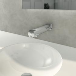 Ideal Standard Connect Tezgah Altı Lavabo 480x480x175 mm, batarya deliksiz, taşma delikli Beyaz E505401 uygulama örneği