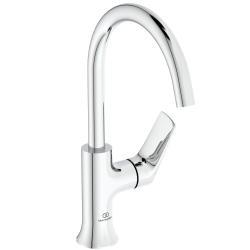 Ideal Standard La Dolce Vita Lavabo Bataryası 114x204x311 mm, 169 mm çıkış ucu projeksiyonu, 3.8 l/dk (3 bar), sifon kumandasız Krom