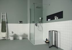 Ideal Standard Ceraplan Bide Bataryası 47x132x146 mm, 94 mm çıkış ucu projeksiyonu, 5 l/dk (3 bar), sifon kumandalı Krom uygulama örneği