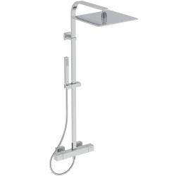 Ideal Standard Ceratherm C100 Aplike Duş Bataryası Dahil Duş Sistemi 313x611x1122 mm, 12.0 l/dk (3 bar) Krom