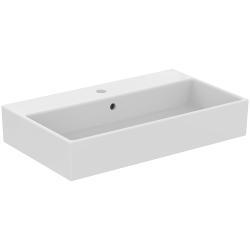 Ideal Standard Strada Lavabo 700x420x150 mm, taşlanmış alt yüzey, 1 tek batarya delikli, taşma delikli Beyaz