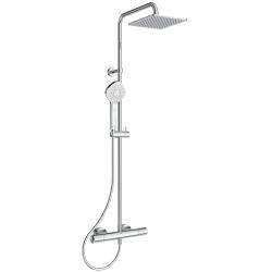 Ideal Standard Ceratherm T100 Aplike Duş Bataryası Dahil Duş Sistemi 325x491.5x1117 mm, 12.0 l/dk (3 bar) Krom