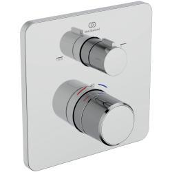 Ideal Standard Ceratherm C25 Ankastre Banyo Bataryası 157x62x157 mm, Çıkış sayısı: 2, Kit 1 gerekli (A1000), 20.0 l/dk (3 bar) Mat Siyah