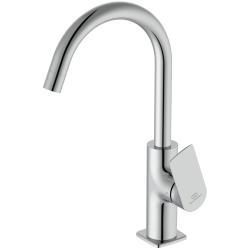 Ideal Standard Ceralife C Lavabo Bataryası 93x205x301 mm, 150 mm çıkış ucu projeksiyonu, 3.8 l/dk (3 bar), sifon kumandalı Mat Siyah