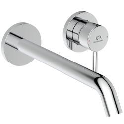 Ideal Standard Ceraline Nuovo Duvara Monte Lavabo Armatürü 175x229x102.5 mm, 220 mm çıkış ucu projeksiyonu, Kit 1 gerekli (A1313), sifon kumandasız Krom