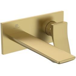 Ideal Standard Conca Duvara Monte Lavabo Armatürü 193x113.5 mm, 180 mm çıkış ucu projeksiyonu, Kit 1 gerekli (A1313), 5 l/dk (3 bar), sifon kumandasız Manyetik Gri