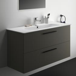 Ideal Standard Ceraplan Lavabo Bataryası 47x196x161 mm, 124 mm çıkış ucu projeksiyonu, 5 l/dk (3 bar), sifon kumandalı Krom uygulama örneği