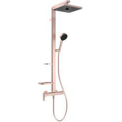 Ideal Standard Ceraflow Alu+ Aplike Duş Bataryası Dahil Duş Sistemi 345x501x1113 mm, 12 l/dk (3 bar) Silver