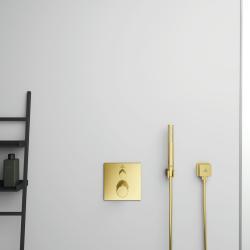 Ideal Standard Idealrain Tek Fonksiyonlu El Duşu 25x25x198 mm, 8 l/dk (3 bar) Manyetik Gri uygulama örneği