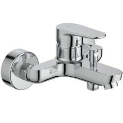 Ideal Standard Cerafine Model O Aplike Banyo ve Duş Bataryası 207x175x108 mm, 155 mm çıkış ucu projeksiyonu, 20.0 l/min (3 bar) Mat Siyah