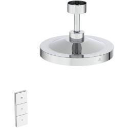 Ideal Standard Idealrain Solos Tepe Duşu 330x330x230 mm, Kit 1 gerekli (A1080), 12 l/dk (3 bar) Krom A7891AA