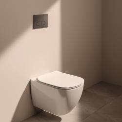 Ideal Standard Idealmood Asma Klozet Seti 365x535x380 mm, Yıkama, CL1 tam yıkama 4.5-6 L, yatay çıkışlı Beyaz uygulama örneği