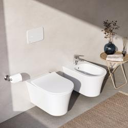 Ideal Standard La Dolce Vita Asma Klozet 360x545x340 mm, Yıkama, CL1 tam yıkama 3.9-6 L, yatay çıkışlı Beyaz uygulama örneği