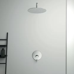 Ideal Standard Ceraline Ankastre Duş Armatürü 163x68x181 mm, Kit 1 dahil, 29 l/dk (3 bar) Krom uygulama örneği
