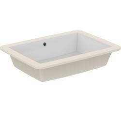 Ideal Standard Strada Tezgah Altı Lavabo 595x440x180 mm, batarya deliksiz, taşma delikli Beyaz