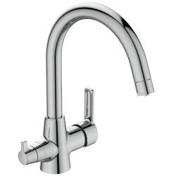 Ideal Standard Vidimauno Çift Kontrollü Mutfak Armatürü 162x246x315 mm, 207 mm çıkış ucu projeksiyonu, 9 l/dk (3 bar) Krom