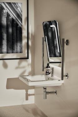 Ideal Standard Contour 21 Tutamak 490 mm Krom uygulama örneği