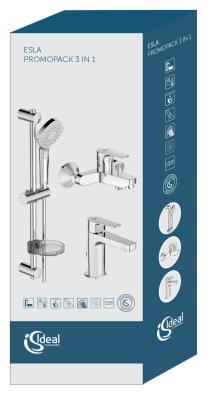 Ideal Standard Esla Banyo Paketi Krom