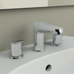 Ideal Standard Ceraflex Lavabo Bataryası 250x168x111 mm, 110 mm çıkış ucu projeksiyonu, 3.8 l/dk (3 bar), sifon kumandalı Krom uygulama örneği