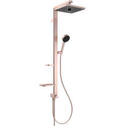 Ideal Standard Ceratwist Alu+ Aplike Duş Bataryası Dahil Duş Sistemi 345x501x1104 mm, 12 l/dk (3 bar) Silver